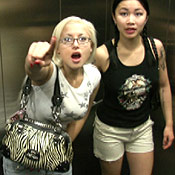 trapped in elevator peeing